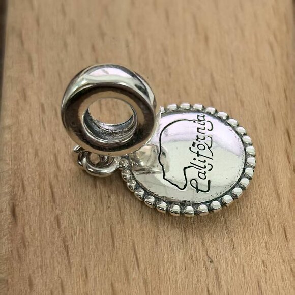 Pandora California Mama Dangle Charm Pendant, S925 Silver Bracelets - Picture 3 of 4